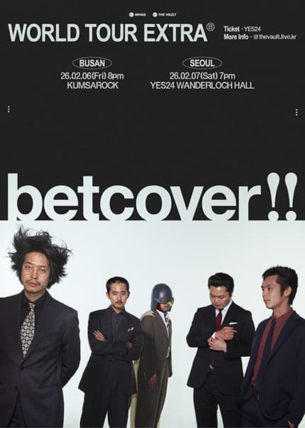 betcover!! 내한 공연 (betcover!! WORLD TOUR EXTRA) [부산]